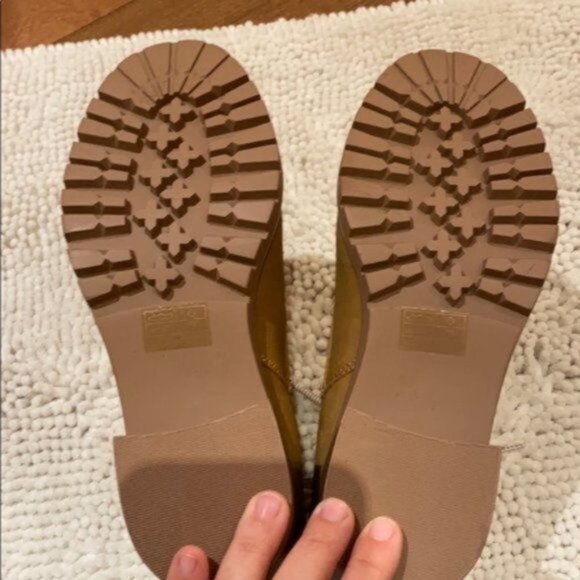 Addition Elle Women Brown Wide Combat Sherpa Trim Lace up Winter Boots Size 9W - Picture 8 of 12